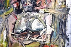 Willem de Kooning 1950-52 Woman I From MOMA New York At New York Met Breuer Unfinished